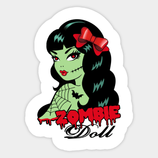 Zombie Doll Sticker